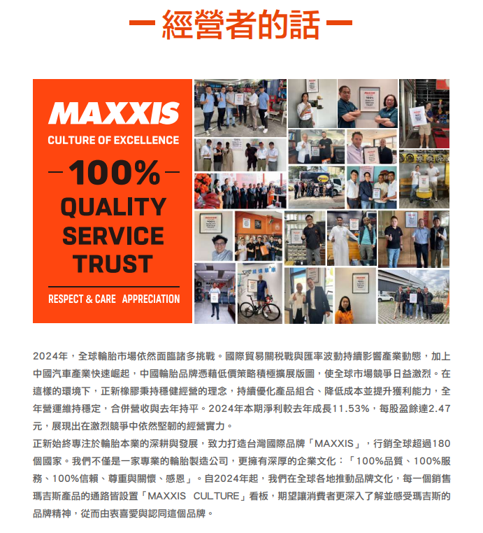 2024ESG經營者的話